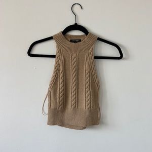Paper moon sweater tank